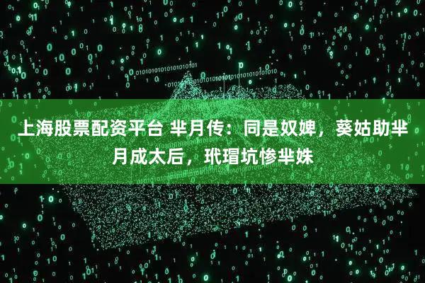 上海股票配资平台 芈月传：同是奴婢，葵姑助芈月成太后，玳瑁坑惨芈姝