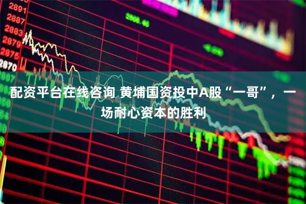 配资平台在线咨询 黄埔国资投中A股“一哥”，一场耐心资本的胜利